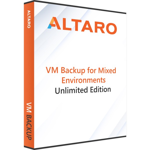 Altaro VM Backup voor gemengde omgevingen (Hyper-V & VMware) - Onbeperkte Editie