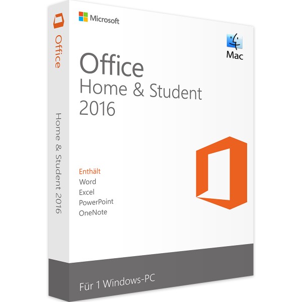 Microsoft Office 2016 Thuis en Student | voor Mac