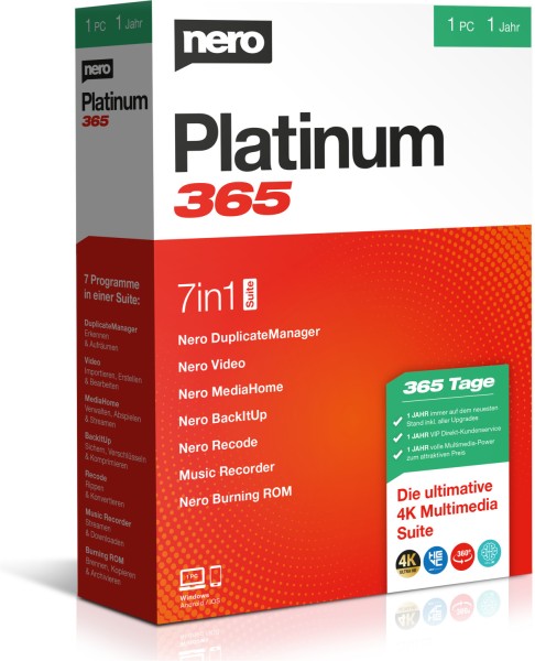 Nero Platinum 365 | voor Windows