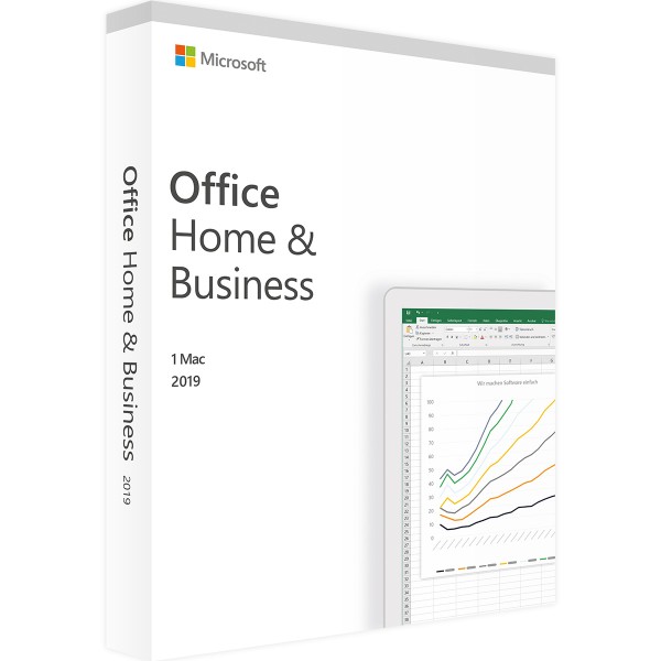 Microsoft Office 2019 Thuis en Bedrijf | voor Mac | Account gekoppeld