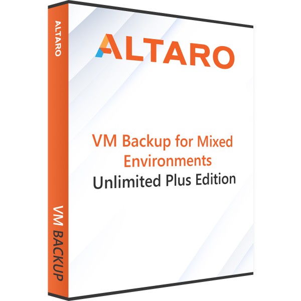 Altaro VM Backup voor gemengde omgevingen (Hyper-V & VMware) - Onbeperkt Plus Editie