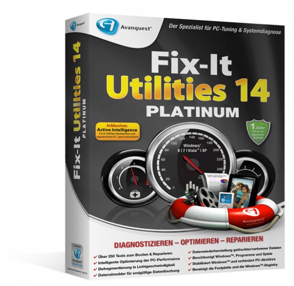 Fix-It Utilities 14 Platinum | voor Windows