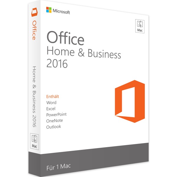 Microsoft Office 2016 Thuis en Zakelijk | voor Mac