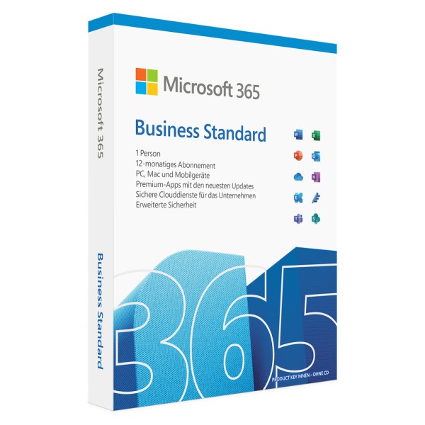 Microsoft Office 365 Business Standard | voor PC/Mac/Mobiele Apparaten
