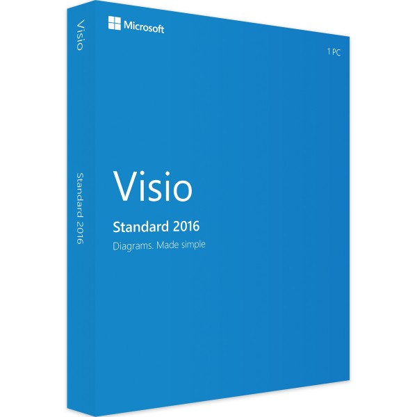 Microsoft Visio 2016 Standaard | voor Windows